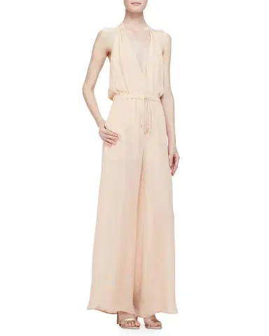 SIMKHAI Romy Pleated Wide-Leg Pants | Thumbnail 7