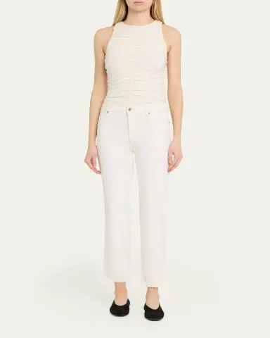 Frame The Ruched Tank Top | Thumbnail 2