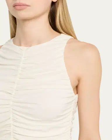 Frame The Ruched Tank Top | Thumbnail 5