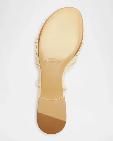 Alexandre Birman Lilian Leather Flat Sandals | Thumbnail 9 Alexandre Birman Lilian Leather Flat Sandals | Thumbnail 9
