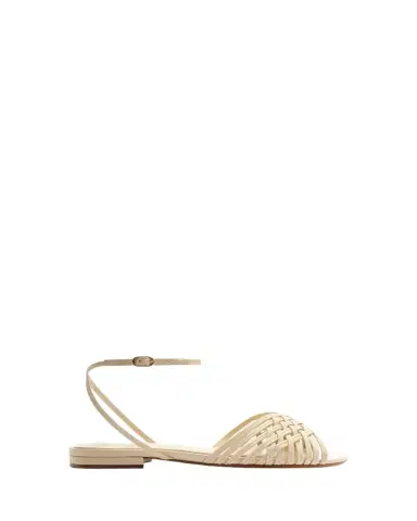 Alexandre Birman Lilian Leather Flat Sandals | Thumbnail 1 Alexandre Birman Lilian Leather Flat Sandals | Thumbnail 1