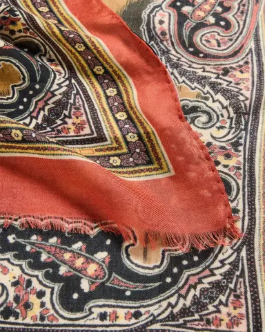 Etro Orfeo Animal-Print Scarf | Thumbnail 4 Etro Orfeo Animal-Print Scarf | Thumbnail 4