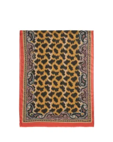 Etro Orfeo Animal-Print Scarf | Thumbnail 1 Etro Orfeo Animal-Print Scarf | Thumbnail 1