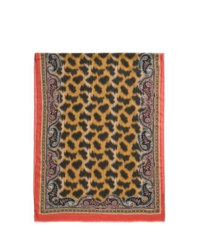 Orfeo Animal-Print Scarf