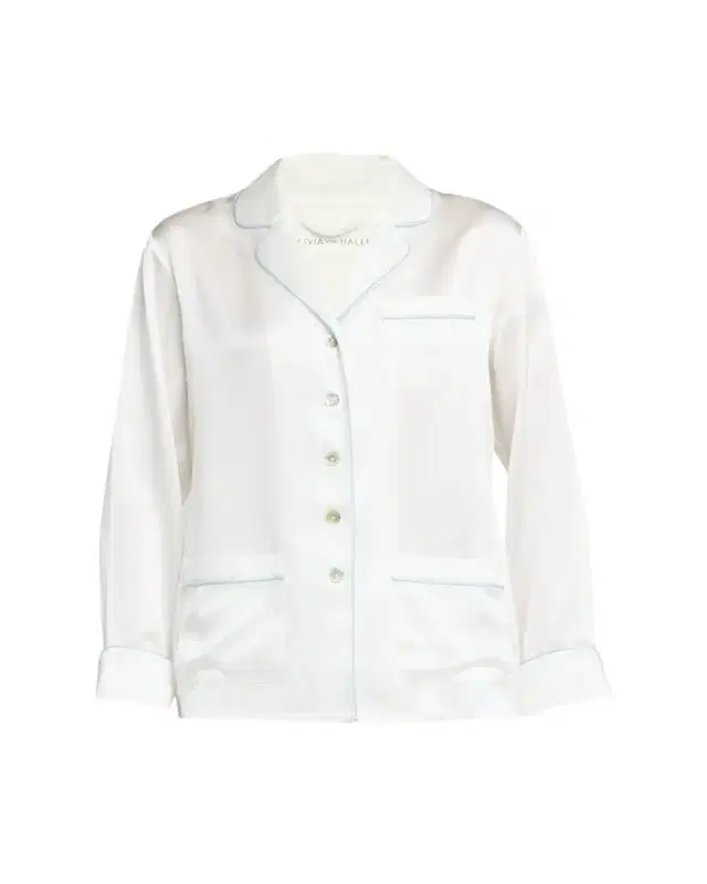 Coco Solid Silk Satin Pajama Set