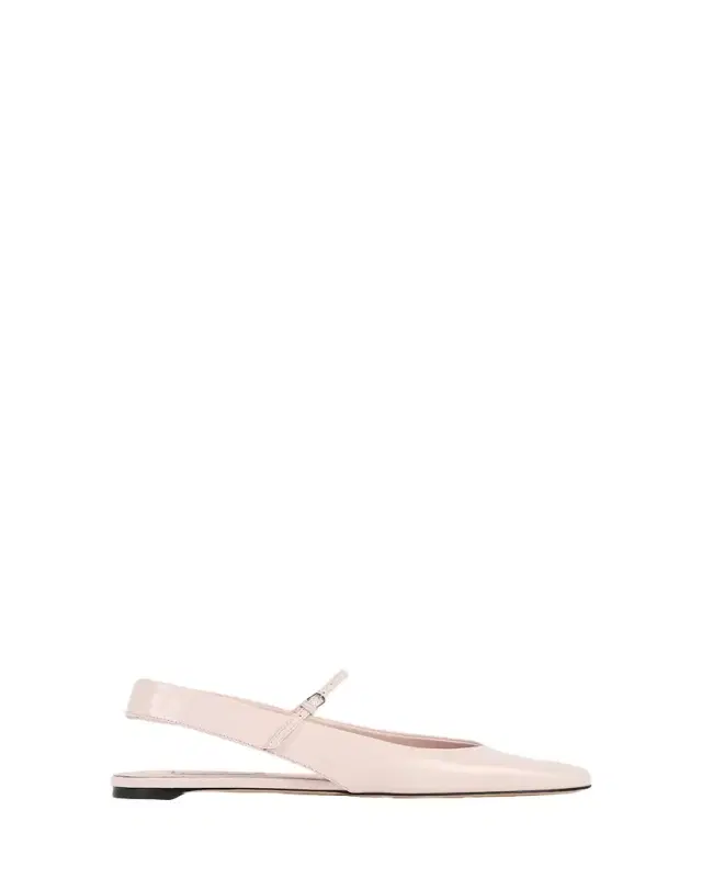 Nappa Leather Slingback Mary Jane Ballerina Flats