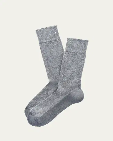 Marcoliani Men's Linen Blend Crew Socks | Thumbnail 3 Marcoliani Men's Linen Blend Crew Socks | Thumbnail 3