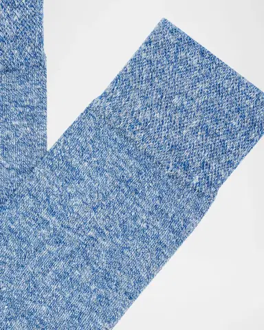 Marcoliani Men's Linen Blend Crew Socks | Thumbnail 4 Marcoliani Men's Linen Blend Crew Socks | Thumbnail 4