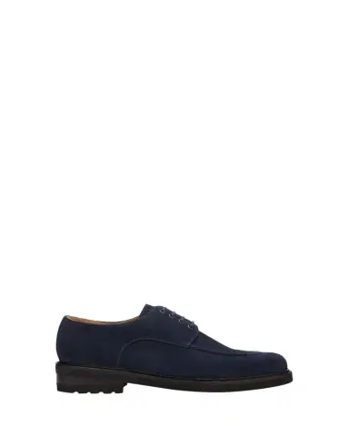 Bergdorf Goodman Men's Suede Apron-Toe Derby Shoes | Thumbnail 1 Bergdorf Goodman Men's Suede Apron-Toe Derby Shoes | Thumbnail 1