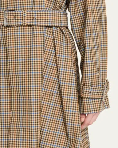 Frame The Plaid Mac Coat | Thumbnail 5