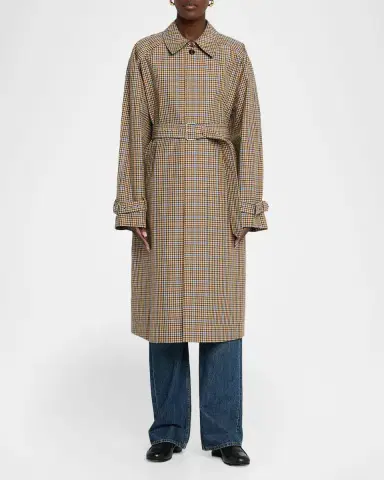 Frame The Plaid Mac Coat | Thumbnail 6