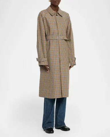 Frame The Plaid Mac Coat | Thumbnail 8
