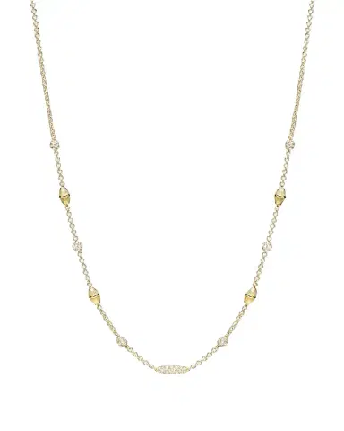 Paul Morelli 18K Yellow Gold Diamond Pipette Necklace | Thumbnail 1 Paul Morelli 18K Yellow Gold Diamond Pipette Necklace | Thumbnail 1