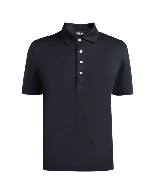Men's Leggerissimo Cotton and Silk Polo Shirt