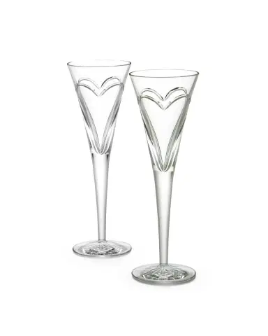 Waterford Crystal Wishes, Love, & Romance Flutes, Set of 2 | Thumbnail 2