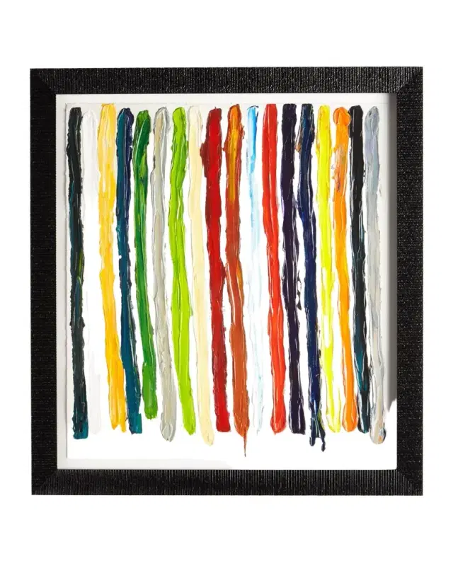 RFA Fine Art "All of My Colors Stripes" Giclee on Paper Wall Art