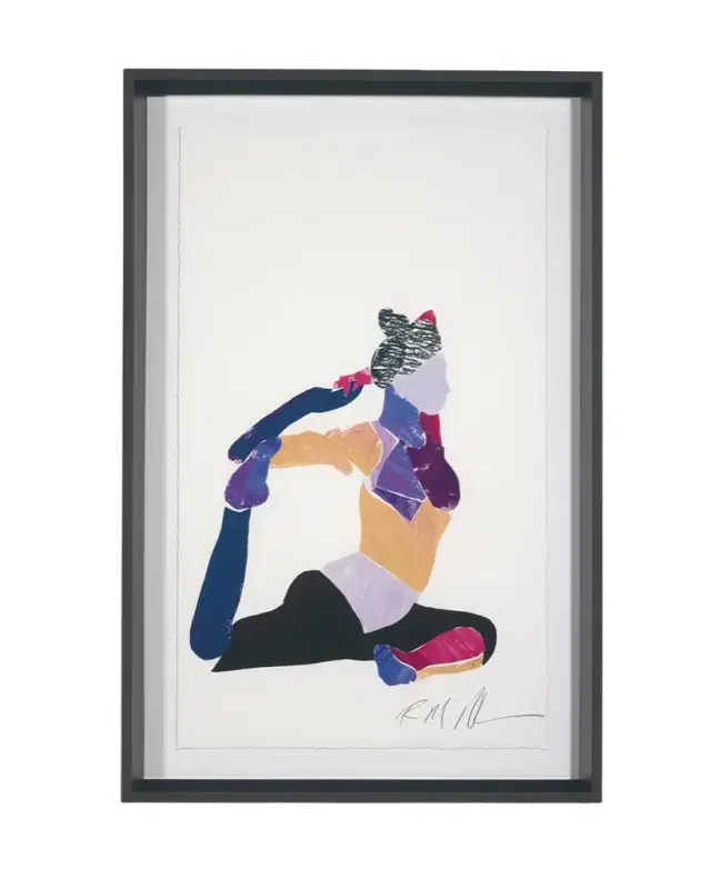 RFA Fine Art "Yoga - Pigeon" Giclee Wall Art by Robert Robinson