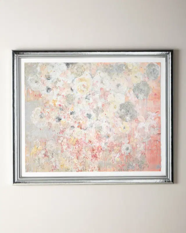 RFA Fine Art Pink Butterflies Giclee, 40 x 48