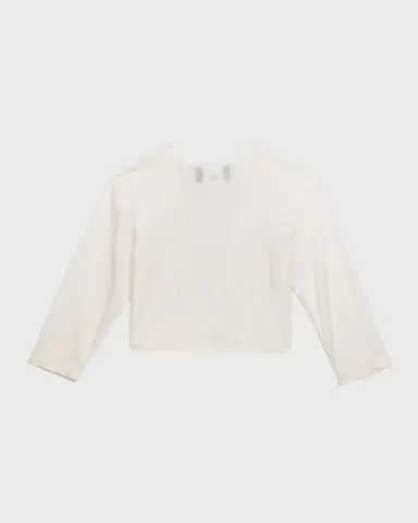 Un Deux Trois Girl 's Bolero Jacket, Size S-XL | Thumbnail 2