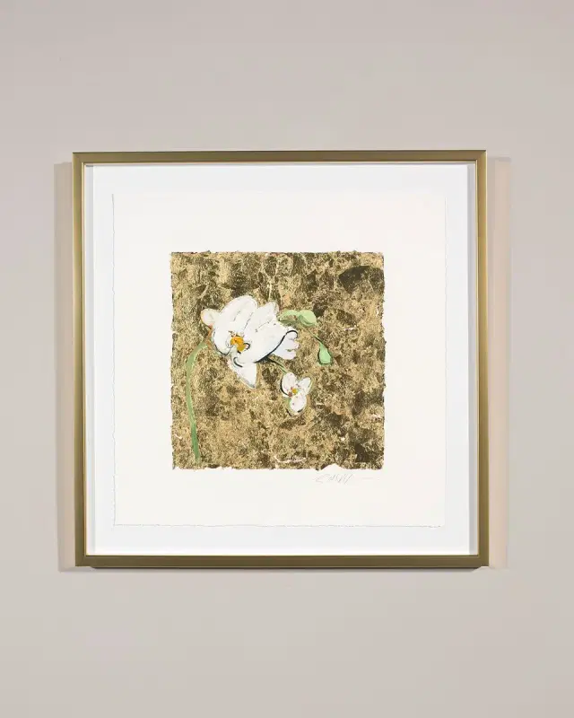 RFA Fine Art "Gold and Orchid" Art Print by Robert Robinson