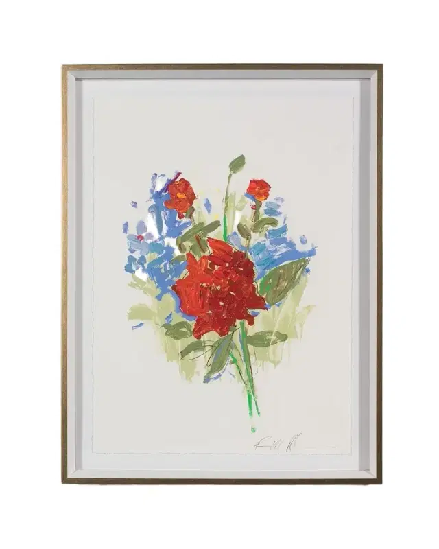 RFA Fine Art "White Glove Series - Roses" Print Art by Robert Robinson