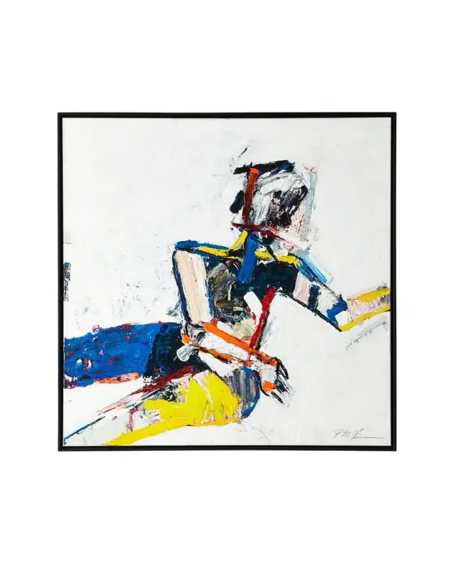 RFA Fine Art Seated Figure Giclee on Canvas