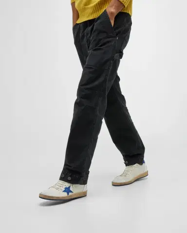 Golden Goose Men's Ball Star Napa Low-Top Sneakers | Thumbnail 2 Golden Goose Men's Ball Star Napa Low-Top Sneakers | Thumbnail 2