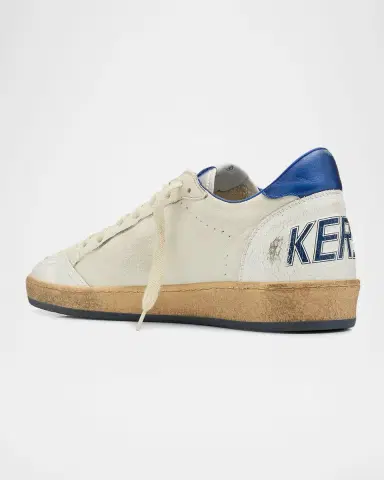 Golden Goose Men's Ball Star Napa Low-Top Sneakers | Thumbnail 4 Golden Goose Men's Ball Star Napa Low-Top Sneakers | Thumbnail 4