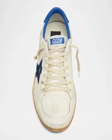Golden Goose Men's Ball Star Napa Low-Top Sneakers | Thumbnail 6 Golden Goose Men's Ball Star Napa Low-Top Sneakers | Thumbnail 6