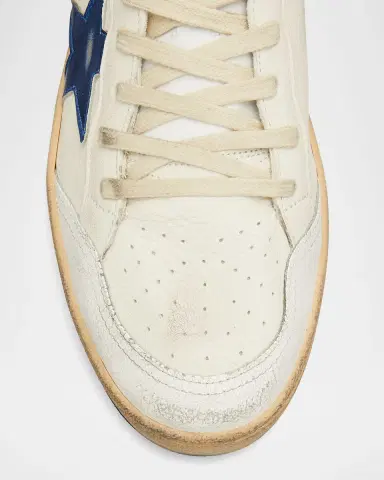 Golden Goose Men's Ball Star Napa Low-Top Sneakers | Thumbnail 7 Golden Goose Men's Ball Star Napa Low-Top Sneakers | Thumbnail 7