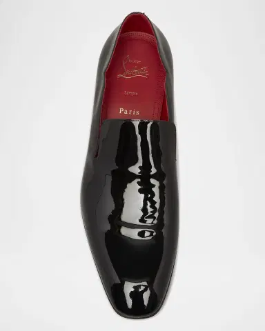 Christian Louboutin Men's Dandy Chick Flat Patent Leather Loafers | Thumbnail 5 Christian Louboutin Men's Dandy Chick Flat Patent Leather Loafers | Thumbnail 5