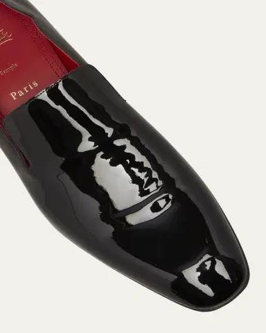 Christian Louboutin Men's Dandy Chick Flat Patent Leather Loafers | Thumbnail 6 Christian Louboutin Men's Dandy Chick Flat Patent Leather Loafers | Thumbnail 6