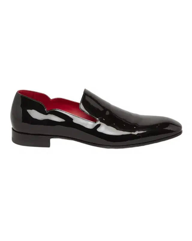 Men's Dandy Chick Flat Patent Leather Loafers
