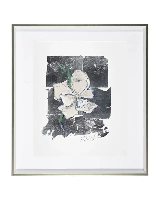 RFA Fine Art 'Silver Flower Magnolia ' Wall Art