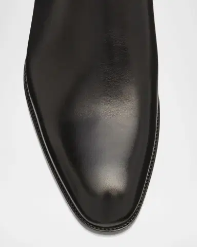 Saint Laurent Men's Wyatt 40 Harness Biker Boots | Thumbnail 5 Saint Laurent Men's Wyatt 40 Harness Biker Boots | Thumbnail 5