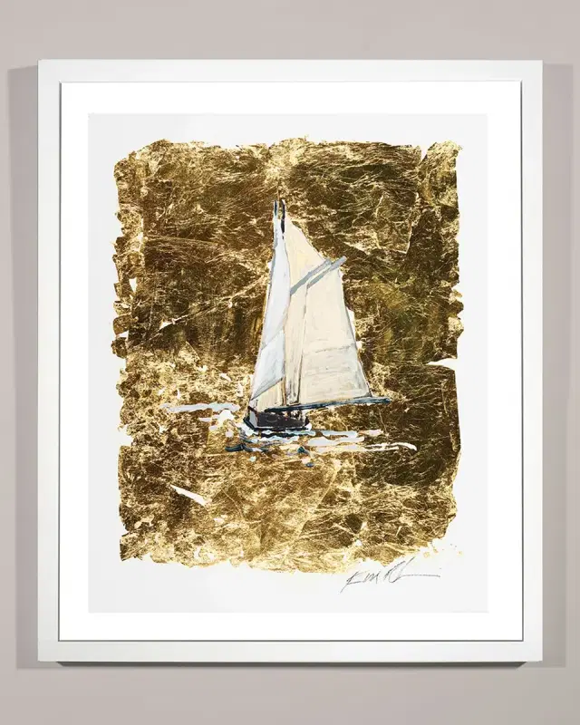 RFA Fine Art 'Gold Coast Boat 5 ' Wall Art