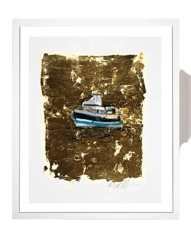 RFA Fine Art 'Gold Coast Boat 2 ' Wall Art