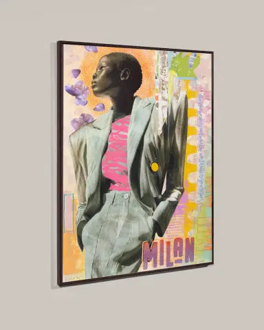 RFA Fine Art Fashion Fix Milan' Wall Art on Canvas | Thumbnail 2