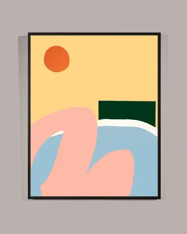 RFA Fine Art David's Swimming Pool' Wall Art on Canvas | Thumbnail 1