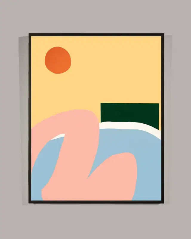 RFA Fine Art David's Swimming Pool' Wall Art on Canvas