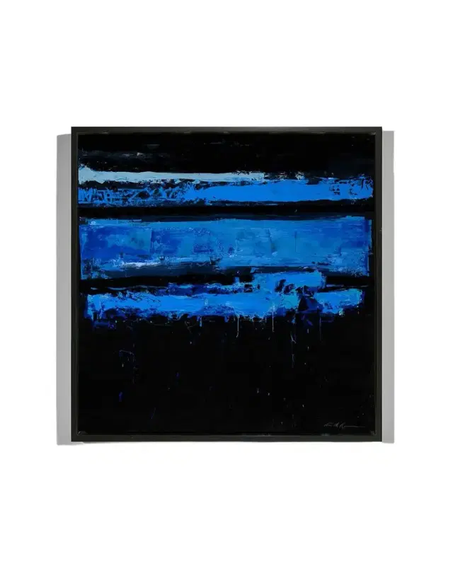 RFA Fine Art "Noir Et Bleu" Giclee Canvas Art by Robert Robinson