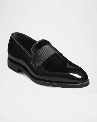 Allen Edmonds Men's James Patent Leather Loafers | Thumbnail 2