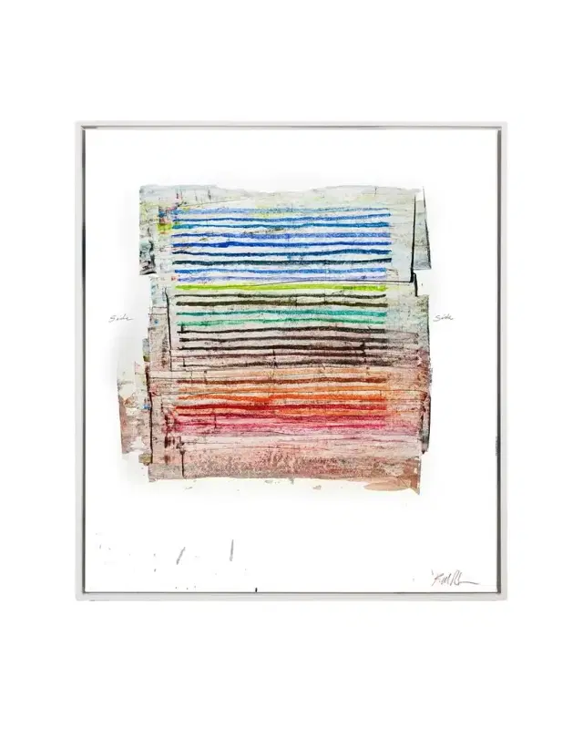 RFA Fine Art Horizontal Rainbow Lines Giclee