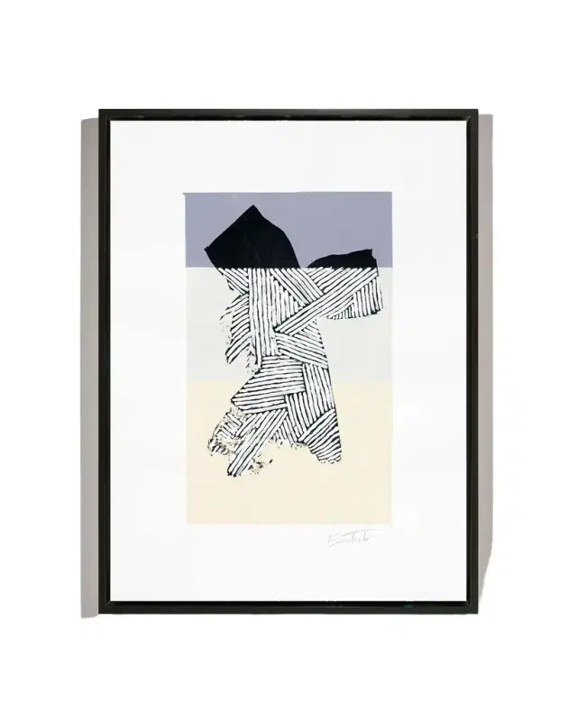 RFA Fine Art Abstract Pastel Lines Giclee