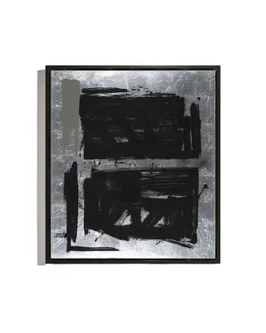 RFA Fine Art Black & Silver Abstract Giclee Wall Art | Thumbnail 1 RFA Fine Art Black & Silver Abstract Giclee Wall Art | Thumbnail 1