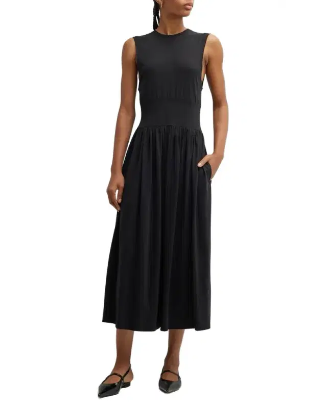 Sleeveless Cotton Tee Dress