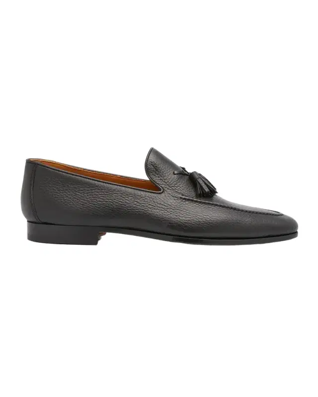 Magnanni Men's Seneca Grained Leather Tassel Loafers