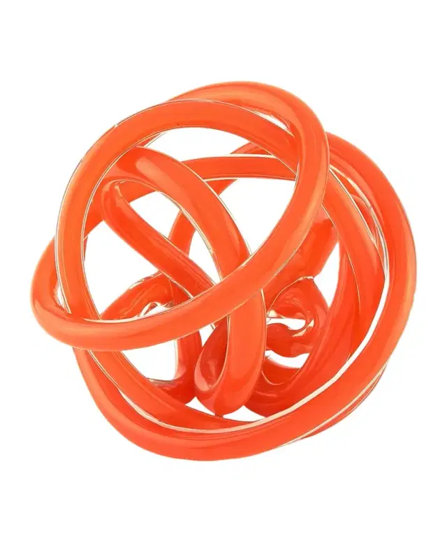 Tizo Glass Knot Decorative Accent