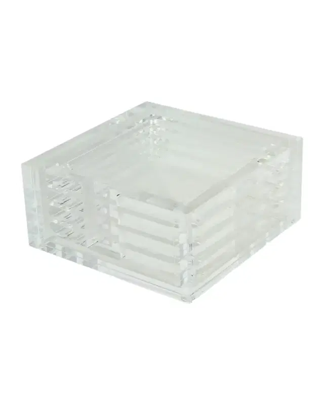 Tizo Lucite Coasters, Set of 4