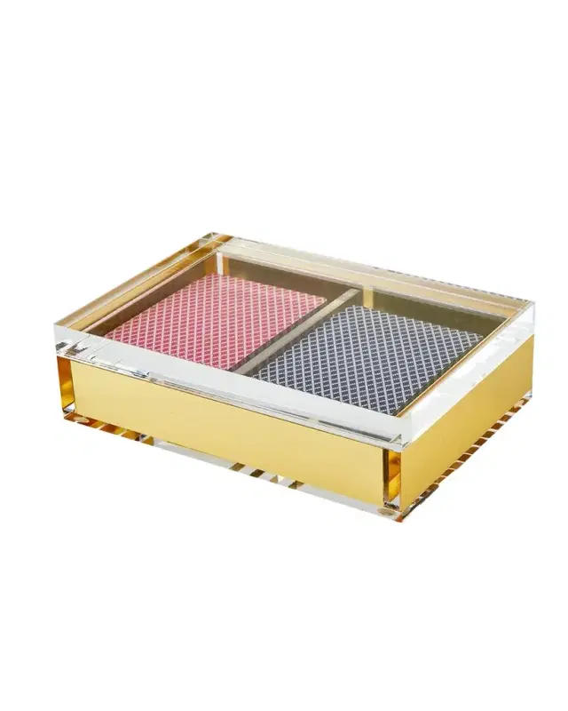 Tizo Lucite Card Box Set (Includes 2 Set of Cards)